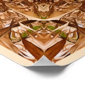 Dry Corn Husks Abstract 16 Poster (Hoek)