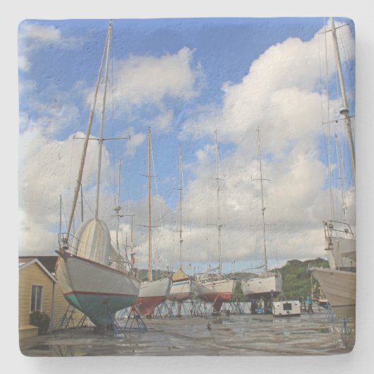 Dry Dock Shipyard Antigua Square Onderzetter (Voorkant)