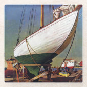 Dry Dock van John Atherton Glazen Onderzetter (Voorkant)