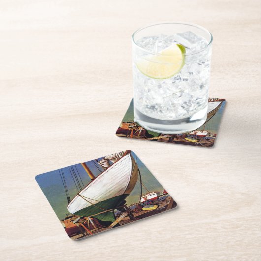 Dry Dock van John Atherton Kartonnen Onderzetters (Insitu)