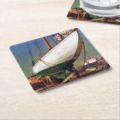 Dry Dock van John Atherton Kartonnen Onderzetters (Schuin)