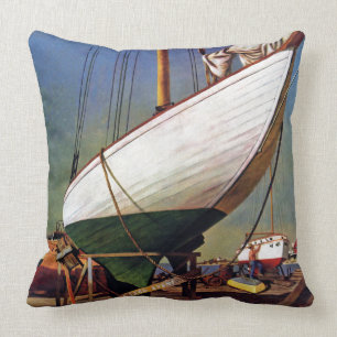 Dry Dock van John Atherton Kussen