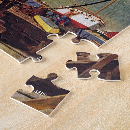 Dry Dock van John Atherton Legpuzzel (Zijkant)