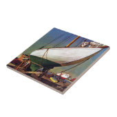 Dry Dock van John Atherton Tegeltje (Zijkant)