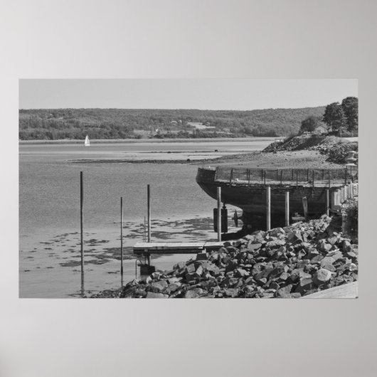 Dry Docked In Digby, NS fine art print (Voorkant)
