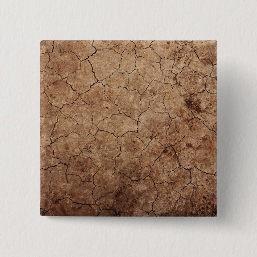 Dry Earth Vierkante Button 5,1 Cm (Voorkant)