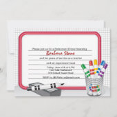 Dry Erase Board Retirement Uitnodiging (Voorkant)