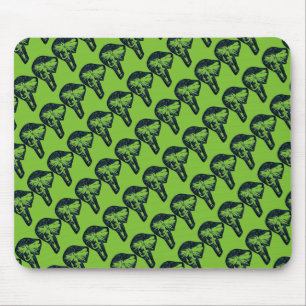 "Dry Fly Green Tiled" forel Fly Mousepad Muismat