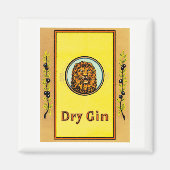 Dry Gin Lion Magneet (Voorkant)