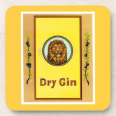 Dry Gin Lion Onderzetter (Voorkant)