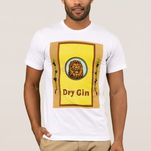 Dry Gin Lion T-shirt (Voorkant)