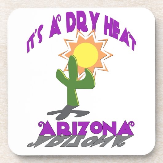 Dry Heat Arizona Bier Onderzetter (Voorkant)