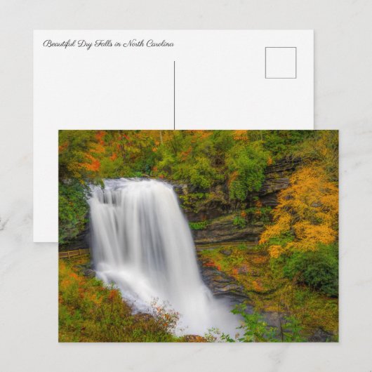 Dry Herfsten North Carolina Briefkaart (Voorkant / Achterkant)