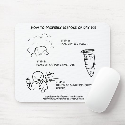 Dry Ice Mousepad Muismat (Met muis)