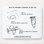 Dry Ice Mousepad Muismat (Voorkant)