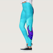 Dry is geen optie turkooizen leggings (Links)