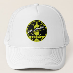 Dry January Challenge-aanmoediging Trucker Pet