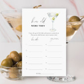 Dry Martini Hoe oud waren ze?