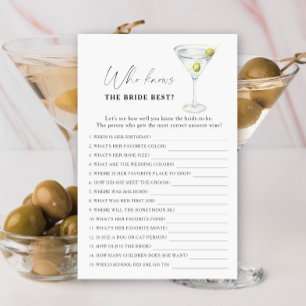 Dry Martini Wie kent de bruid het beste?