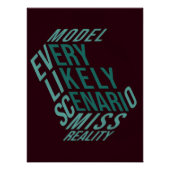 Dry Motivation | Modelled Reality | Deepwater Perfect Poster (Voorkant)