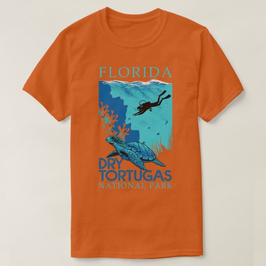 Dry National Park Florida T-shirt (Design voorkant)