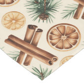 Dry Oranges Cinnamon Sticks Fir Branches Korte Tafelloper (Hoek)