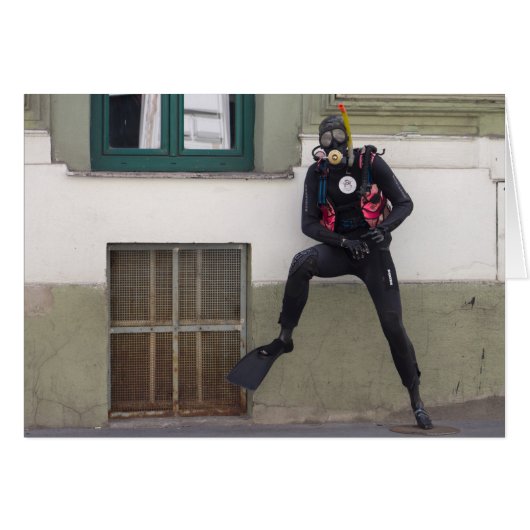 Dry Scuba Diver (Voorkant Horizontaal)