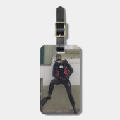Dry Scuba Diver Bagagelabel (Voorkant verticaal)