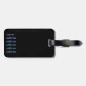 Dry Scuba Diver Bagagelabel (Achterkant horizontaal)