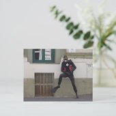 Dry Scuba Diver Briefkaart (Staand voorkant)