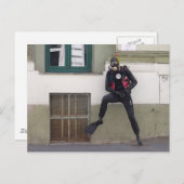 Dry Scuba Diver Briefkaart (Voorkant / Achterkant)