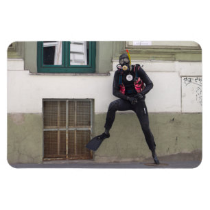 Dry Scuba Diver Magneet