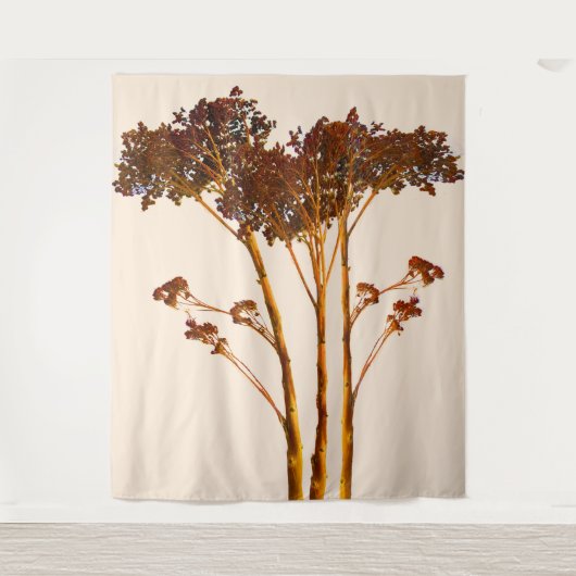 Dry Sedum Flowers Fototapijt Wandkleed (Voorkant)