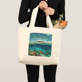Dry Tortugas Nationaal Park Florida Schildpad Grote Tote Bag (Voorkant (product))