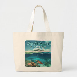 Dry Tortugas Nationaal Park Florida Schildpad Grote Tote Bag
