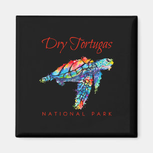 Dry Tortugas National Park Aquarel Zeeschildpad Magneet