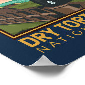 Dry Tortugas National Park  Emblem Poster (Hoek)