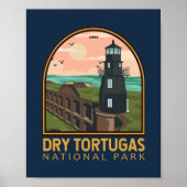 Dry Tortugas National Park  Emblem Poster (Voorkant)