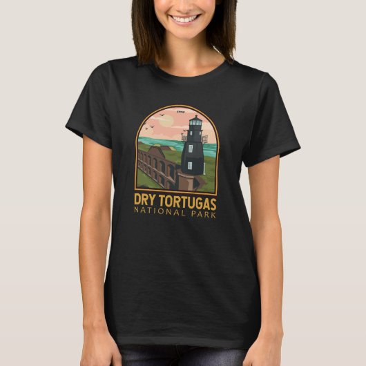 Dry Tortugas National Park  Emblem T-shirt (Voorkant)