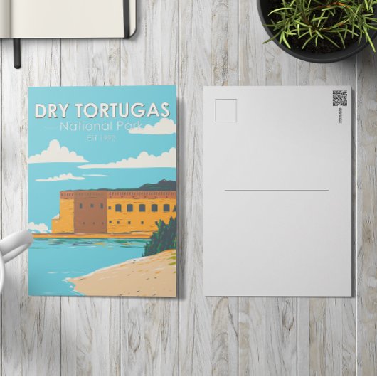 Dry Tortugas National Park Florida Fort  Briefkaart