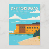 Dry Tortugas National Park Florida Fort  Briefkaart (Voorkant)