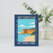 Dry Tortugas National Park Florida Fort Jefferson Briefkaart (Staand voorkant)
