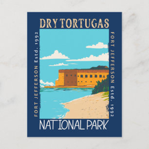 Dry Tortugas National Park Florida Fort Jefferson Briefkaart