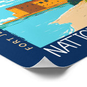 Dry Tortugas National Park Florida Fort Jefferson Poster (Hoek)