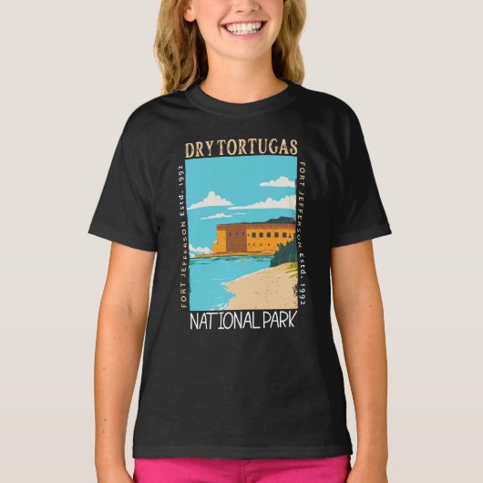 Dry Tortugas National Park Florida Fort Jefferson T-shirt (Voorkant)