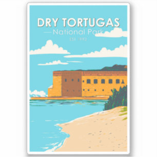 Dry Tortugas National Park Florida Fort  Sticker