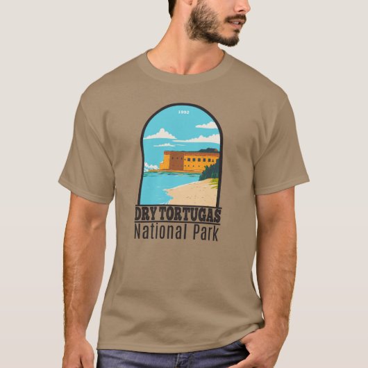 Dry Tortugas National Park Florida Fort  T-shirt (Voorkant)