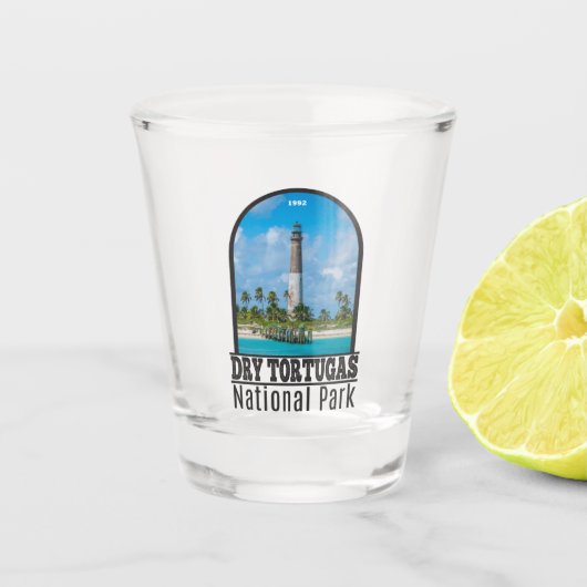 Dry Tortugas National Park Florida Shot Glas (Voorkant)
