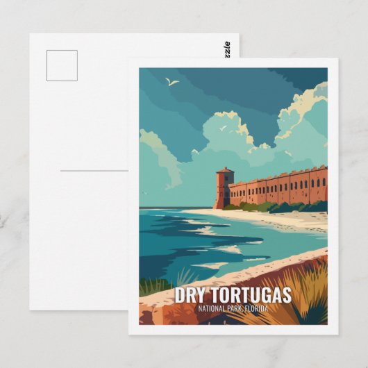 Dry Tortugas National Park Florida USA Briefkaart (Voorkant / Achterkant)
