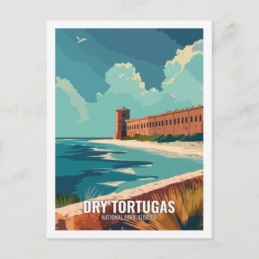 Dry Tortugas National Park Florida USA Briefkaart (Voorkant)